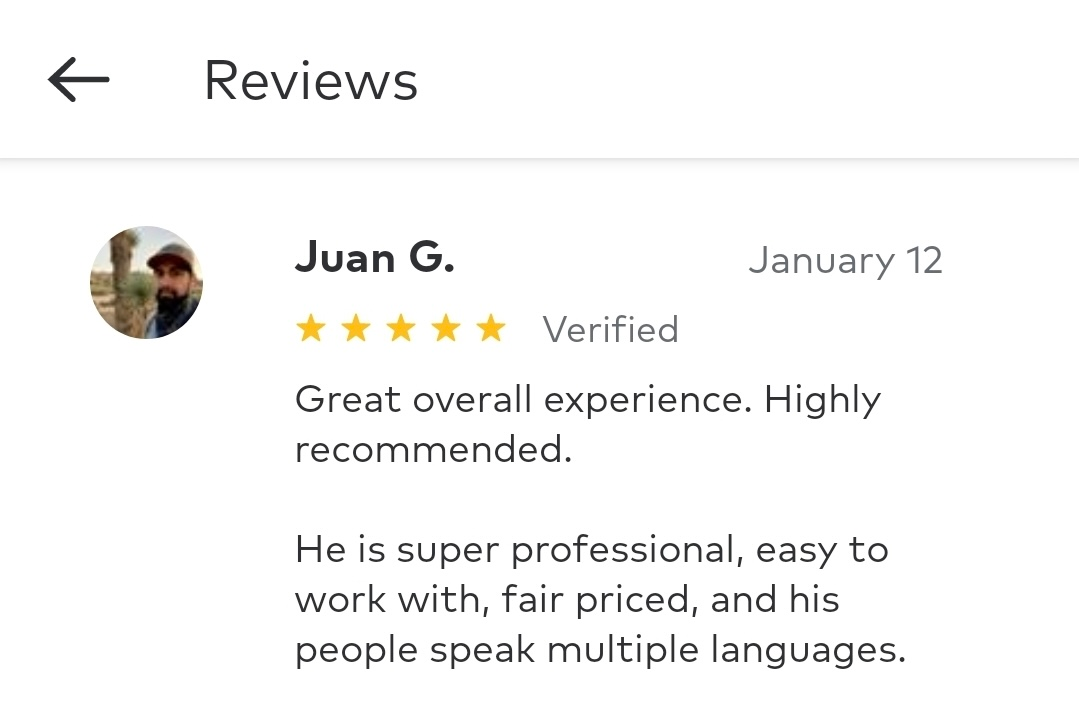 Client testimonial 14